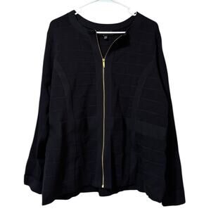 Lane Bryant Women‎ Full Zip Cardigan Sweater Size 18/20 Modern Classic City